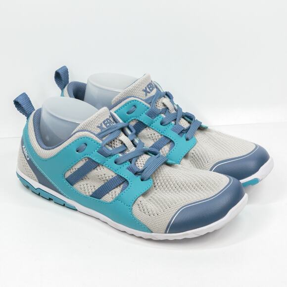 XERO SHOES Zelen Road Running Barefoot Minimalist Sneakers Blue Gray Womens 7.5 - Picture 1 of 10